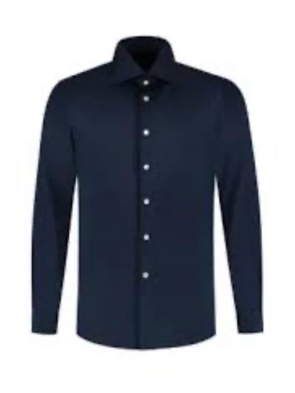 Kiton Men's Dark Navy Long-Sleeves Button-Down Shirt 16/41